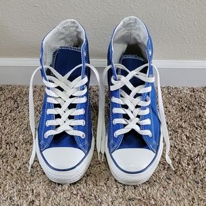 Converse All Star, High Tops, Blue, Size 7M/9W